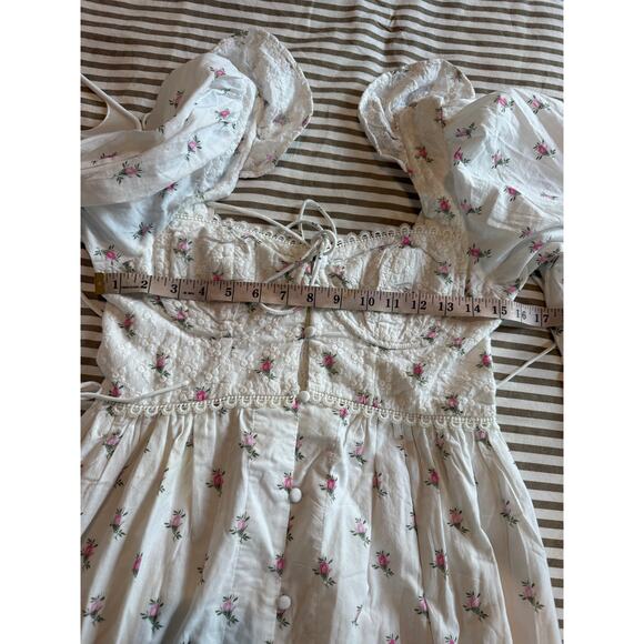 NWT For Love and Lemons Carlotta Maxi Dress Size M - Picture 14 of 15